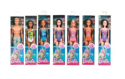 Opakowanie Barbie. Lalka plażowa DWJ99