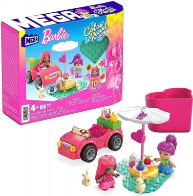 Opakowanie Barbie Mega Klocki Kabriolecik - wesoła wycieczka