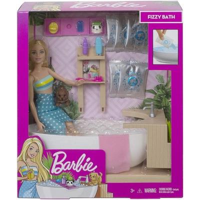 Opakowanie Barbie Relaks w kąpieli zestaw + lalka