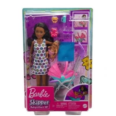Opakowanie Barbie Skipper zestaw opiekunka HHB68