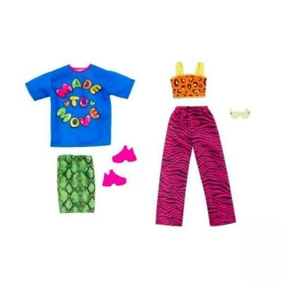 Opakowanie Barbie ubranka + akcesoria 2-pak HJT36