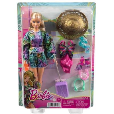 Opakowanie Barbie Wakacyjna zabawa Lalka + akcesoria