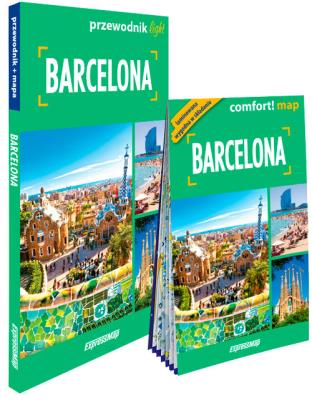 Okładka książki Barcelona light przewodnik + mapa