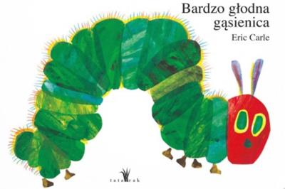 Bardzo głodna gąsienica mała wyd. 7. Autor: Carle Eric. SmakLiter.pl Okładka książki Bardzo głodna gąsienica mała wyd. 7