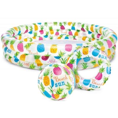 Opakowanie Basen tropikalny z piłką i kołem 132x28cm