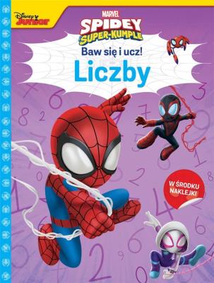 Okładka książki Baw się i ucz! Liczby Marvel Spidey i Super-kumple