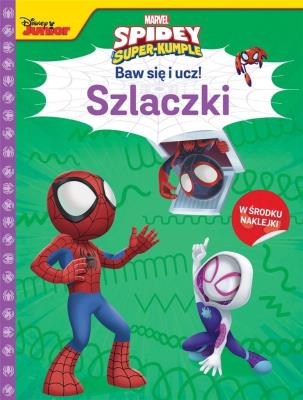 Okładka książki Baw się i ucz! Szlaczki Marvel Spidey i..