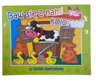 Baw się z nami kolorami. Wydawca: O-press. SmakLiter.pl Opakowanie Baw się z nami kolorami