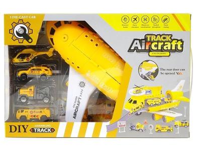 Baza lotnicza samolot transportowy + 4 pojazdy. Wydawca: ADAR. SmakLiter.pl Opakowanie Baza lotnicza samolot transportowy + 4 pojazdy