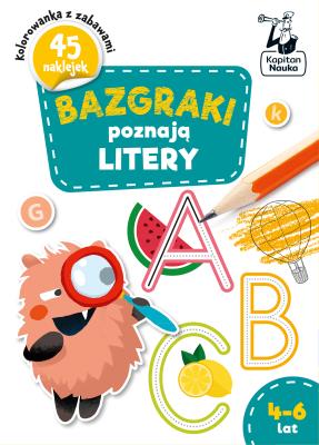 Okładka książki Bazgraki poznają LITERY 4-6 lat. Bazgraki