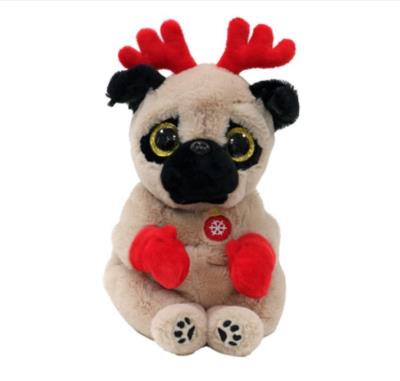 Opakowanie Beanie Babies Mittens - brązowy pies 15 cm