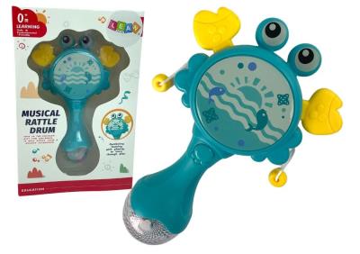 Opakowanie Bębenek grzechotka krab niebieski z dźwiękiem