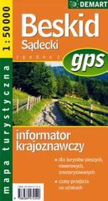 Opakowanie Beskid sądecki mapa turystyczna 1:50 000 (stara kartoteka)
