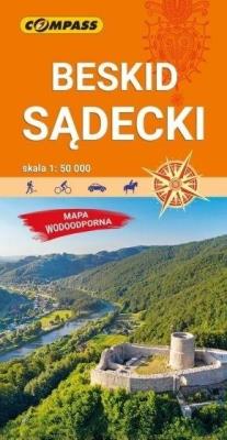 Okładka książki Beskid Sądecki. Mapa turystyczna 1:50 000