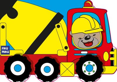 Okładka książki Betoniarka. Kolorowanka z wykrojnika