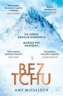 Bez tchu. Autor: McCulloch Amy, Danuta Fryzowska. SmakLiter.pl Okładka książki Bez tchu