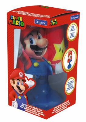 Bezprzewodowa lampka nocna Super Mario MLT10NI. Wydawca: Lexibook. SmakLiter.pl Opakowanie Bezprzewodowa lampka nocna Super Mario MLT10NI