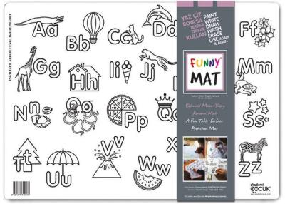 Opakowanie Biała mata Strigo Funny Mat Alfabet 48x33. 5 cm