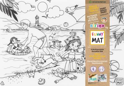 Opakowanie Biała mata Strigo Funny Mat Lato 48x33.5 cm