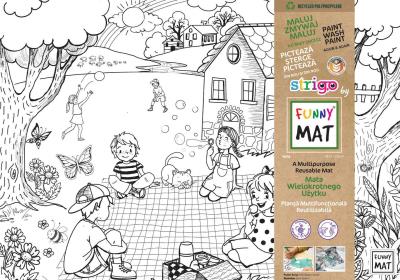 Opakowanie Biała mata Strigo Funny Mat Wiosna 48x33.5 cm