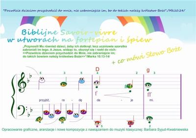 Okładka książki Bibline savoir-vivre w utworach na fortepian.. +CD