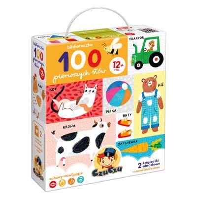 Okładka książki Biblioteczka 100 pierwszych słów CzuCzu  1+