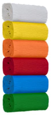 Opakowanie Bibuła krepina mini 200x25 mix 6 kolorów