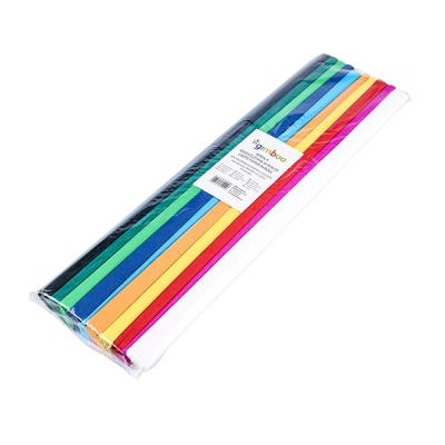 Bibuła marszczona Gimboo w rolce 50x200cm 10 sztuk mix kolorów. Wydawca: Gimboo. SmakLiter.pl Opakowanie Bibuła marszczona Gimboo w rolce 50x200cm 10 sztuk mix kolorów