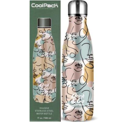 Bidon metalowy Coolpack Termo Bottle ART DECO. Wydawca: Patio. SmakLiter.pl Opakowanie Bidon metalowy Coolpack Termo Bottle ART DECO