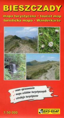 Okładka książki Bieszczady, 1:50 000