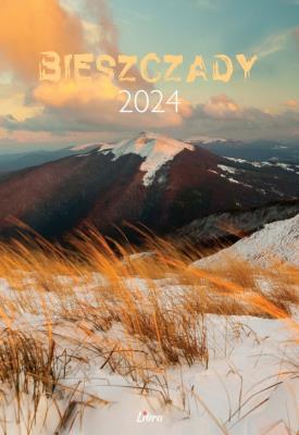 Bieszczady 2024. Autor: Barzowski Łukasz, Biegański Patryk, Matysiak A., M. i M.W., Nienartowicz Karol, Paluszek Kamil. SmakLiter.pl Okładka książki Bieszczady 2024