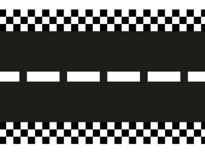 Opakowanie Bieżnik fizelinowy Tor wyścigowy 40x500cm