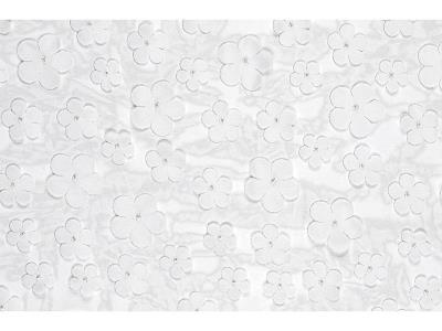 Opakowanie Bieżnik Kwiaty biały 26x500cm