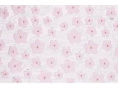 Opakowanie Bieżnik Kwiaty jasny różowy 26x500cm