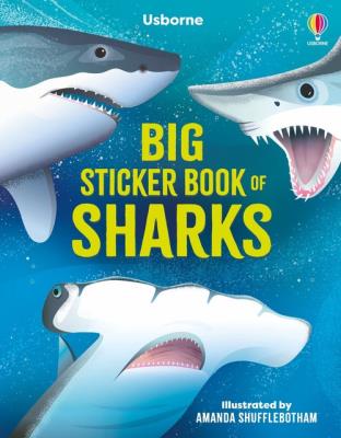 Big Sticker Book of Sharks. Autor: James Alice. SmakLiter.pl Okładka książki Big Sticker Book of Sharks