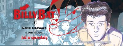 Billy Bat. Tom 1. Autor: Urasawa Naoki. SmakLiter.pl Okładka książki Billy Bat. Tom 1