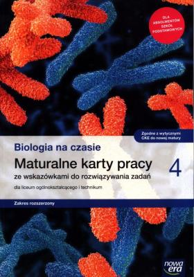 Biologia LO 4 Na czasie Maturalne KP ZR. Autor: Bartłomiej Grądzki, Agnieszka Krotke, Anna Tychmanow. SmakLiter.pl Okładka książki Biologia LO 4 Na czasie Maturalne KP ZR