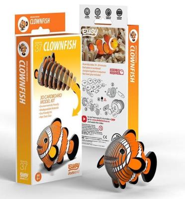 Opakowanie Błazenek Rybka Eugy. Eko Układanka 3D