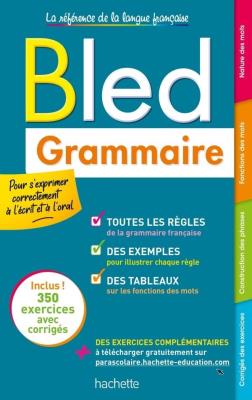 Bled Grammaire. Autor: Daniel Berlion, Odette Bled. SmakLiter.pl Okładka książki Bled Grammaire