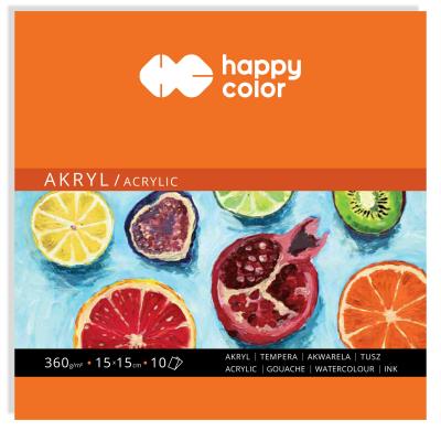 Opakowanie Blok do akrylu 10 ark. 360g Happy Color