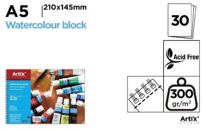 Opakowanie Blok do akwareli A5/30K 300g