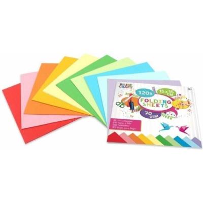 Blok kolorowych kartek 15x15cm 120szt. Wydawca: Grafix. SmakLiter.pl Opakowanie Blok kolorowych kartek 15x15cm 120szt