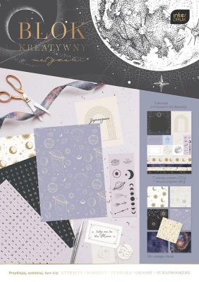 Opakowanie Blok kreatywny A4/18K z naklejkami 80/170 Kosmos