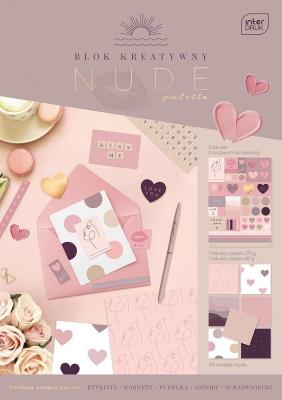 Opakowanie Blok kreatywny A4/18K z naklejkami 80/170 Nude