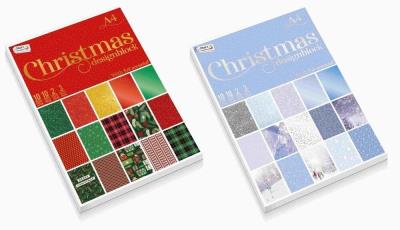 Opakowanie Blok projektowy Christmas A4 25 arkuszy mix