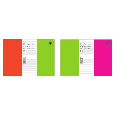 Blok rysunkowy A3/15K kolorowy (10szt). Wydawca: Ziemia Obiecana. SmakLiter.pl Opakowanie Blok rysunkowy A3/15K kolorowy (10szt)