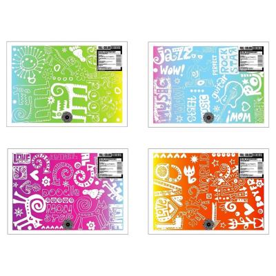 Opakowanie Blok rysunkowy A4/15K kolorowy Doodles (10sz)