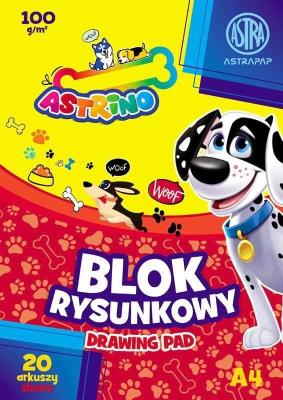 Opakowanie Blok rysunkowy A4/20K 100g Astrino (10szt)