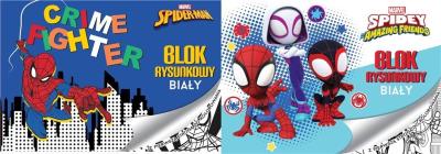 Opakowanie Blok rysunkowy A4/20K biały Spider Man