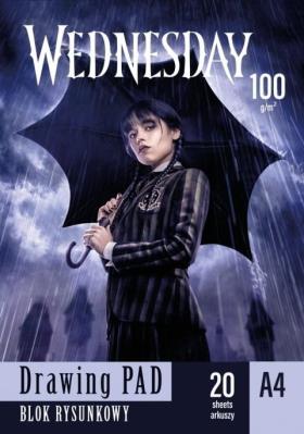 Blok rysunkowy A4/20K Wednesday (10szt) ASTRA. Wydawca: ASTRA papiernicze. SmakLiter.pl Opakowanie Blok rysunkowy A4/20K Wednesday (10szt) ASTRA